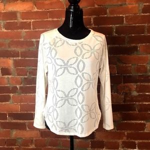 Long Sleeve Flower Pattern Shirt